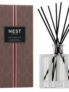 MSRP $65 – NEST Fragrances Rose Noir & Oud Reed Diffuser 175 ml / 6 oz - NIB
